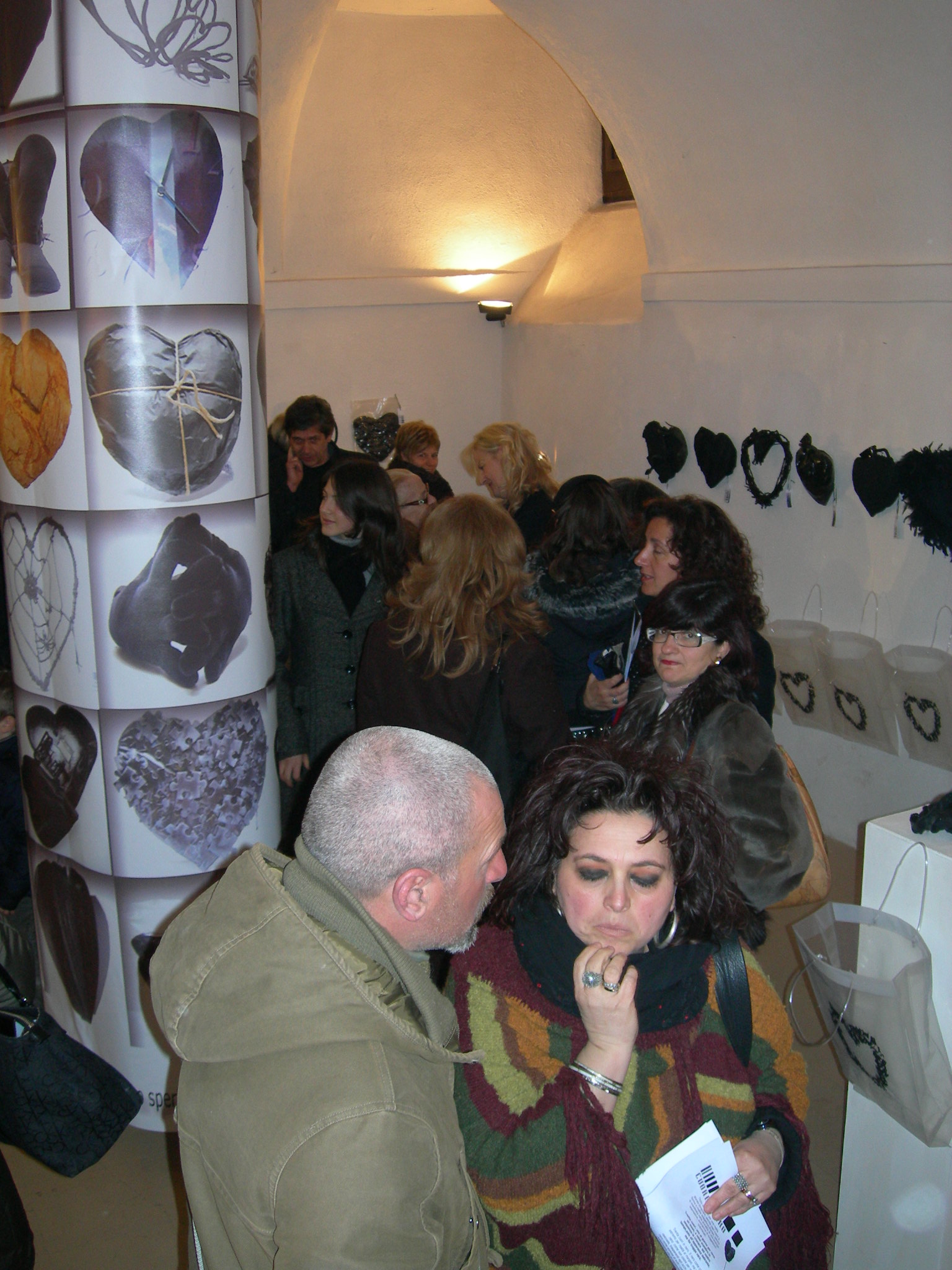 Foto dell'inaugurazione della mostra