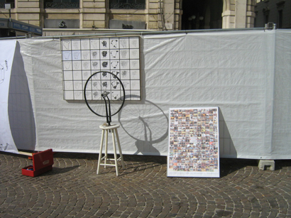 Esposizione del Muspac in Piazza Duomo